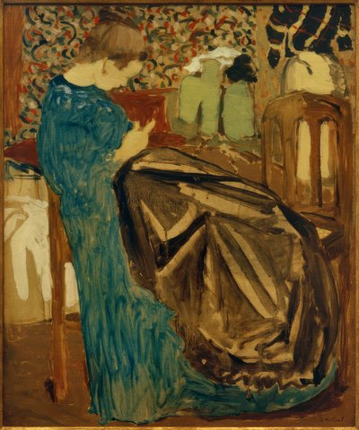 Sarta con grande stoffa da Edouard Vuillard